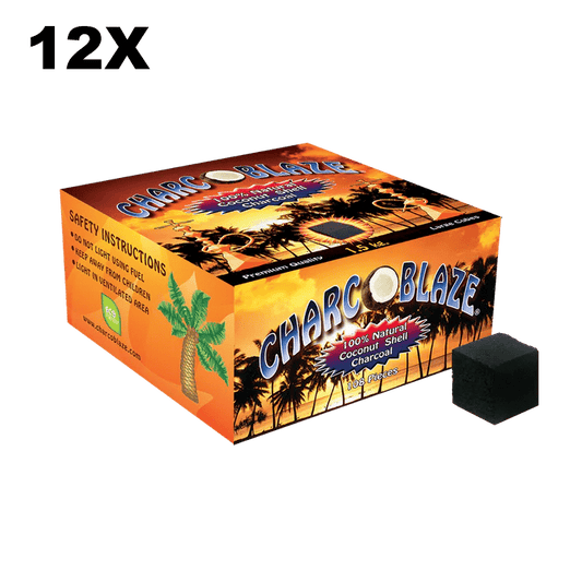 【12/CASE】Charcoblaze Hookah Charcoal Cubes - 108pcs (1.5kg) - Hookah Lounges