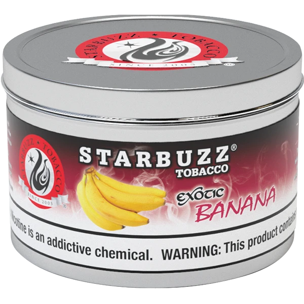 Starbuzz Shisha Tobacco 100g Banana - Hookah Lounges