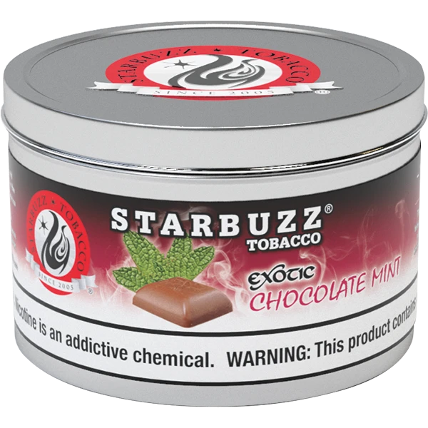 Starbuzz Shisha Tobacco 100g Chocolate Mint - Hookah Lounges