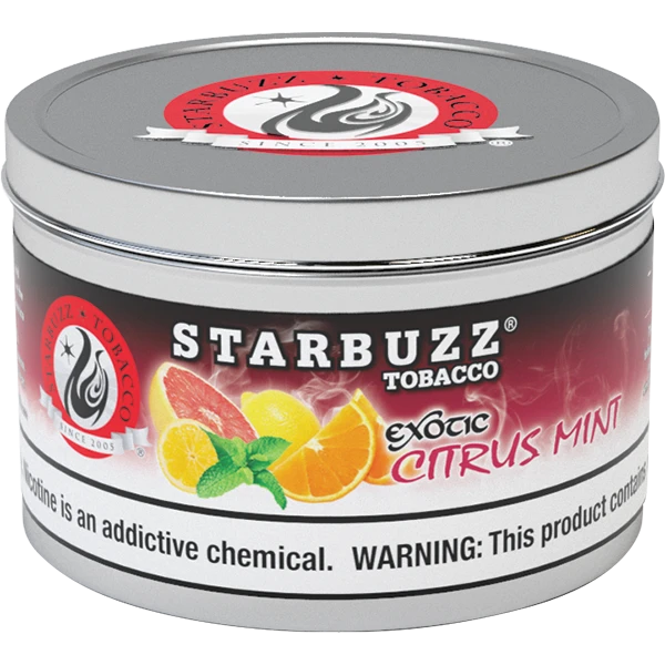 Starbuzz Shisha Tobacco 100g Citrus Mint - Hookah Lounges