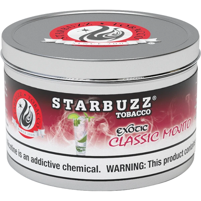 Starbuzz Shisha Tobacco 100g Classic Mojito - Hookah Lounges