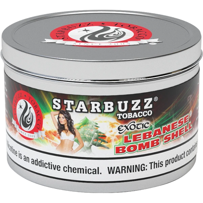 Starbuzz Shisha Tobacco 100g Lebanese Bomb Shell - Hookah Lounges