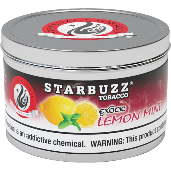 Starbuzz Shisha Tobacco 100g Lemon Mint - Hookah Lounges