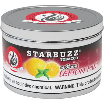 Starbuzz Shisha Tobacco 100g Lemon Mint - Hookah Lounges