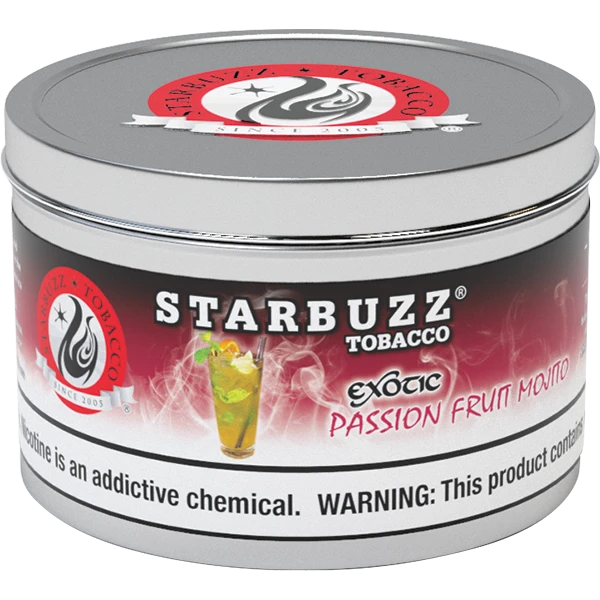 Starbuzz Shisha Tobacco 100g Passion Fruit Mojito - Hookah Lounges