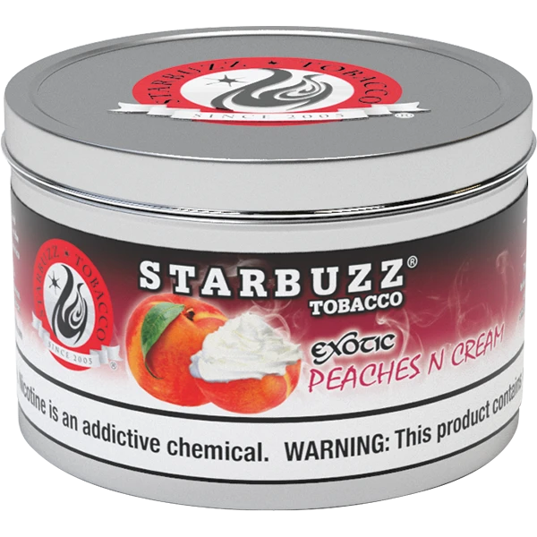 Starbuzz Shisha Tobacco 100g Peaches N Cream - Hookah Lounges