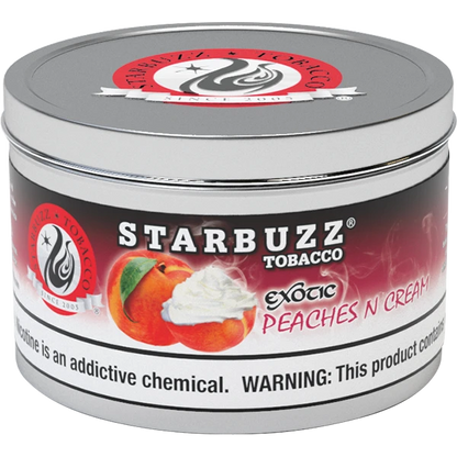 Starbuzz Shisha Tobacco 100g Peaches N Cream - Hookah Lounges