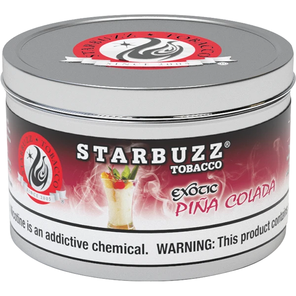 Starbuzz Shisha Tobacco 100g Pina Colada - Hookah Lounges