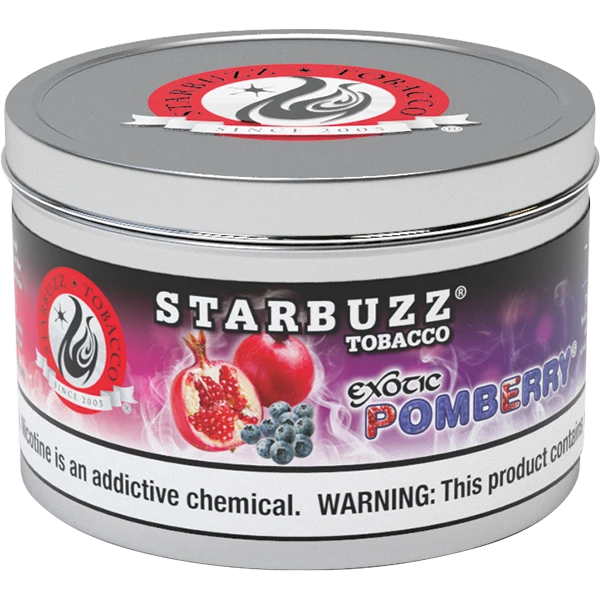 Starbuzz Shisha Tobacco 100g Pomberry - Hookah Lounges