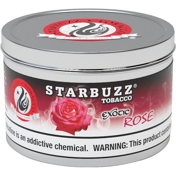 Starbuzz Shisha Tobacco 100g Rose - Hookah Lounges