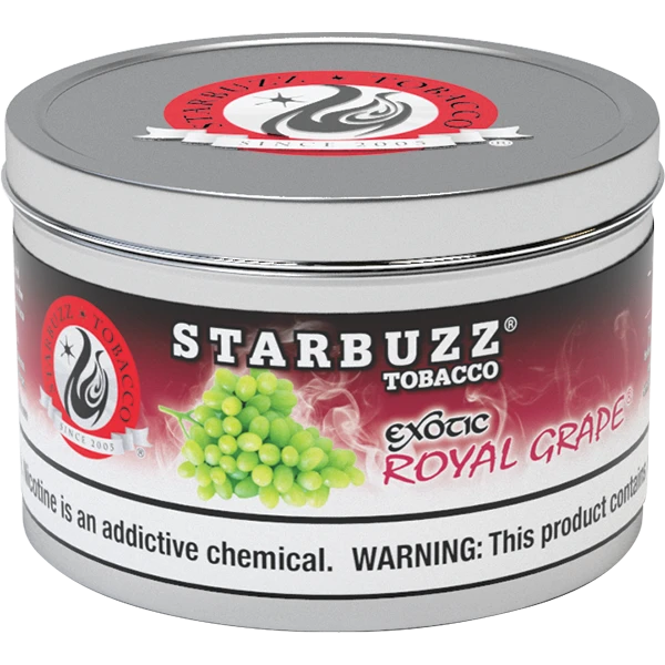 Starbuzz Shisha Tobacco 100g Royal Grape - Hookah Lounges