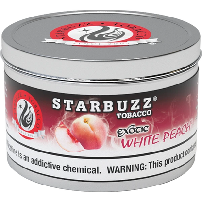 Starbuzz Shisha Tobacco 100g White Peach - Hookah Lounges