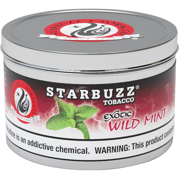 Starbuzz Shisha Tobacco 100g Wild Mint - Hookah Lounges