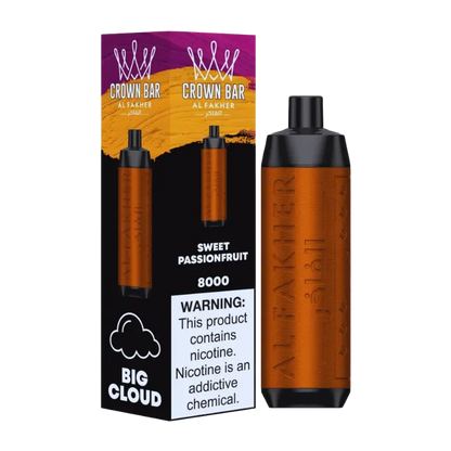 Al Fakher Crown Bar 8000 Disposable E-Hookah