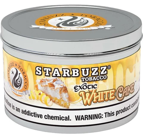 Starbuzz Shisha Tobacco 100g White Cake - Hookah Lounges