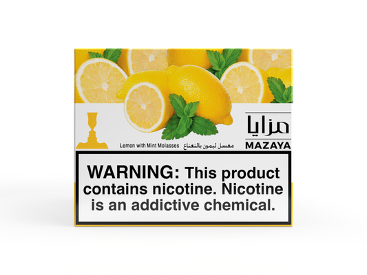 Mazaya Shisha Tobacco 250g Lemon with Mint - Hookah Lounges