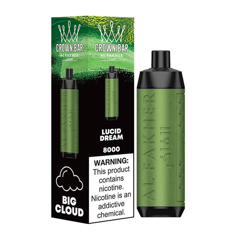 Al Fakher Crown Bar 8000 Disposable Vape Lucid Dream - Hookah Lounges
