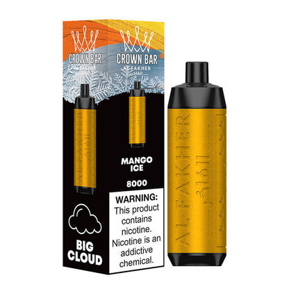 Al Fakher Crown Bar 8000 Disposable Vape Magic Love - Hookah Lounges