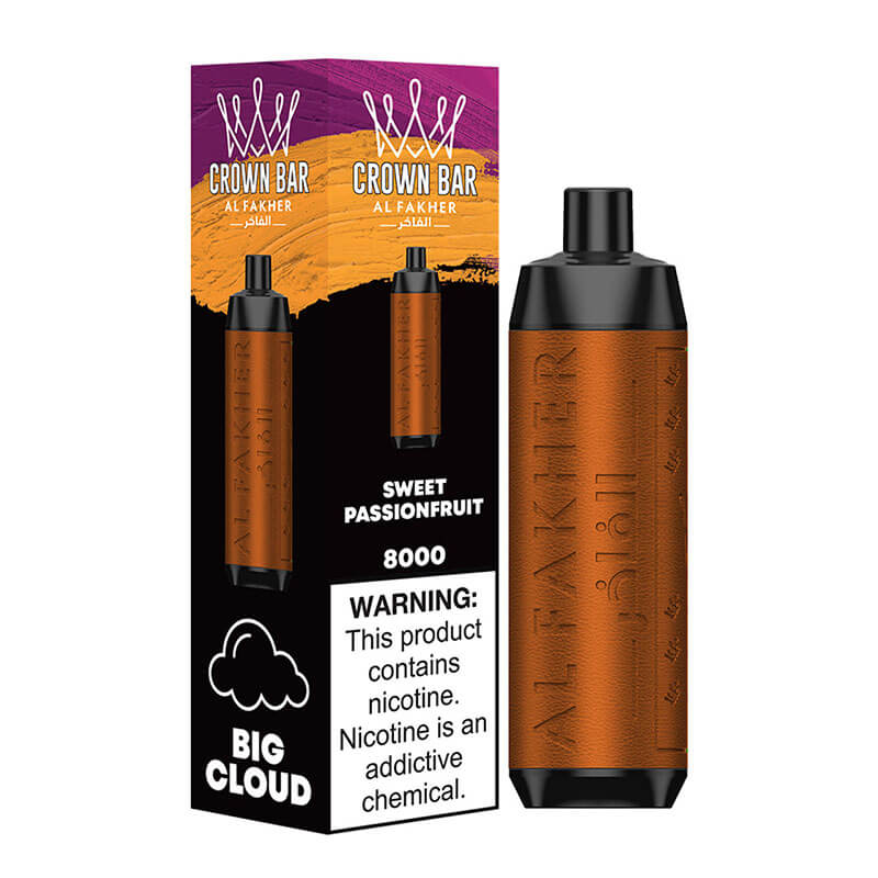 Al Fakher Crown Bar 8000 Disposable Vape Strawberry Punch - Hookah Lounges