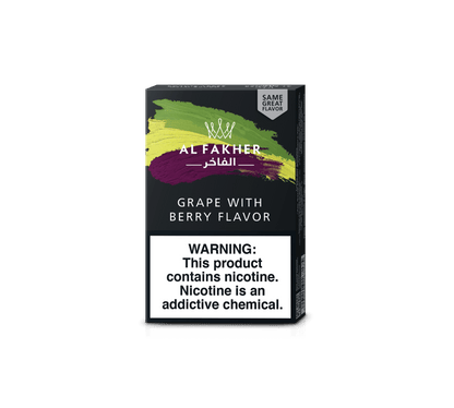 Al Fakher Shisha Tobacco Sleeve (10 x 50g) Grape with Berry - Hookah Lounges