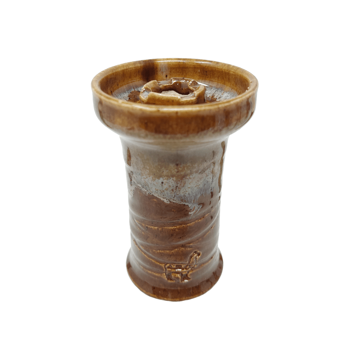 Alpaca Mini Rook Clay Bowl Brown Patina - Hookah Lounges