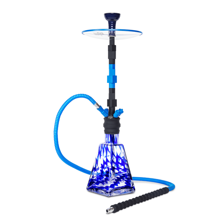 Amira Helix Hookah Blue on Blue - Hookah Lounges