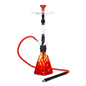 Amira Helix Hookah White on Red - Hookah Lounges