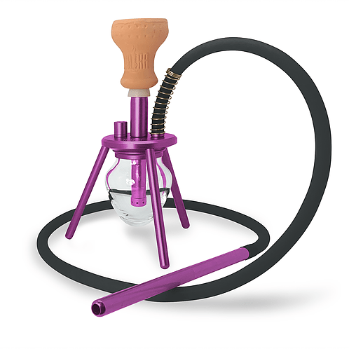 Amira Mini Spider Hookah Purple - Hookah Lounges