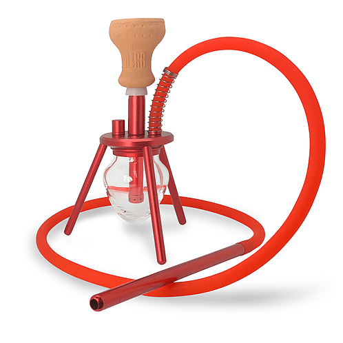 Amira Mini Spider Hookah Red - Hookah Lounges