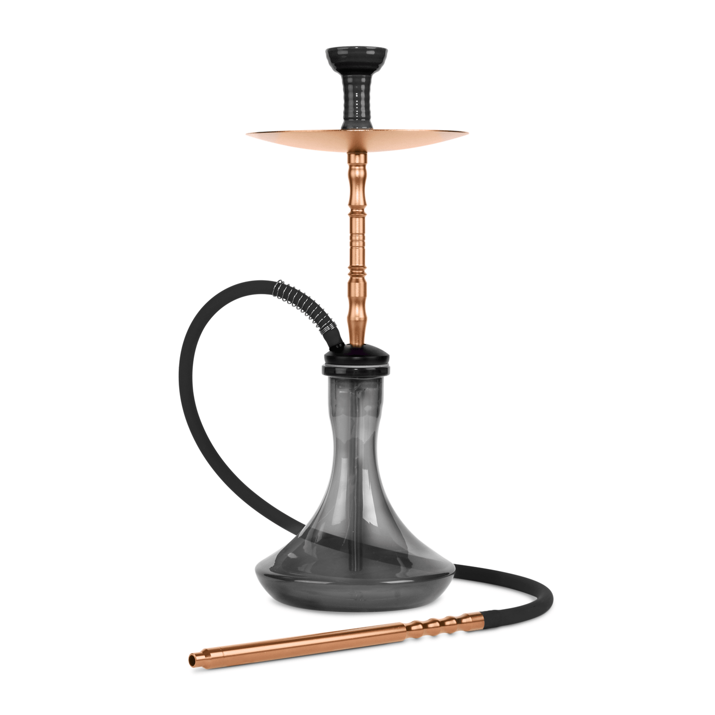 Amira Smoke Staxx Hookah 23" Rose Gold - Hookah Lounges