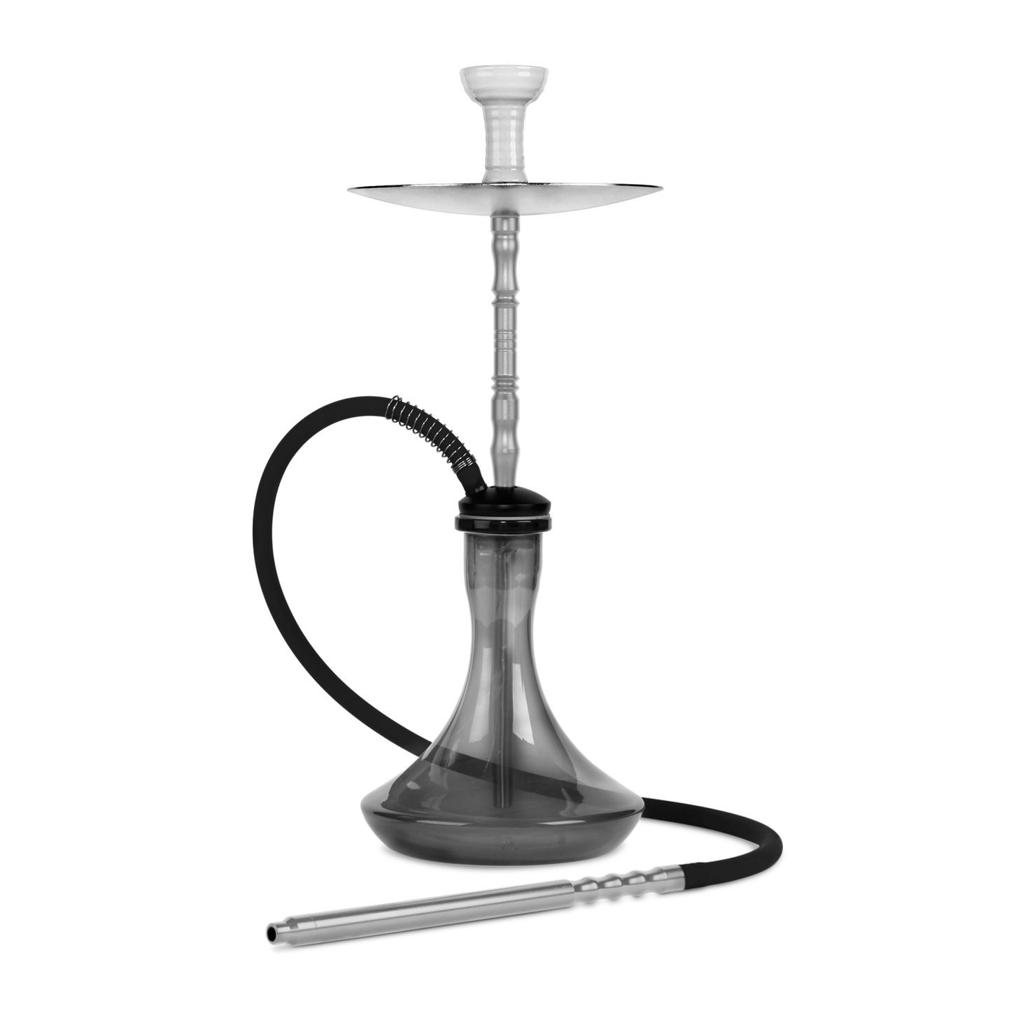 Amira Smoke Staxx Hookah 23" Silver - Hookah Lounges