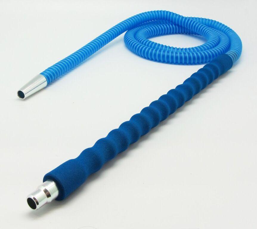 Amira Soft Grip Hose Blue - Hookah Lounges