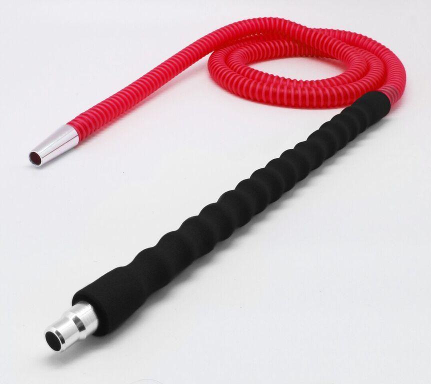 Amira Soft Grip Hose Red/Black - Hookah Lounges