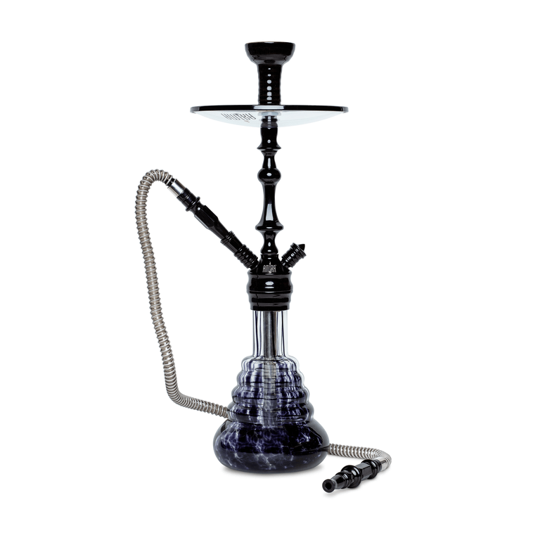 Amira Volcano Hookah Black - Hookah Lounges