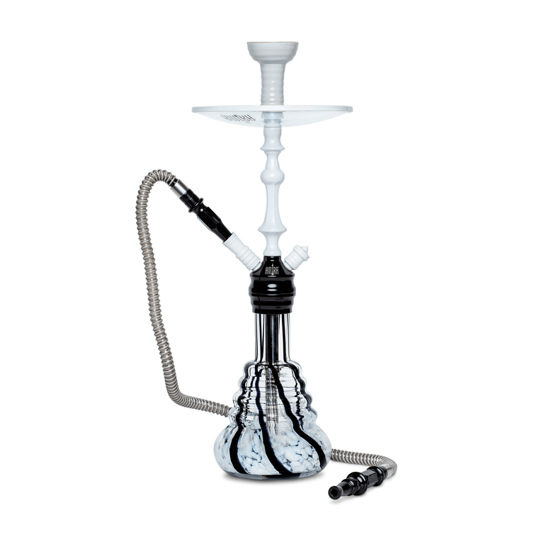 Amira Volcano Hookah White - Hookah Lounges