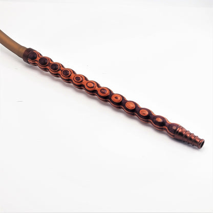 Amira Wooden Handle Hose Coffee - Hookah Lounges