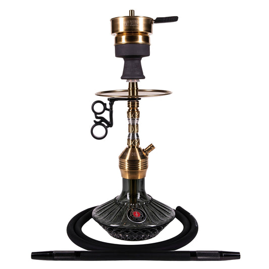 Amy Deluxe Fusion Shine Mini Black/Gold - Hookah Lounges