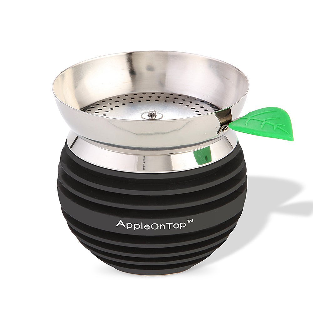 AOT Hookah Bowl with Screen Black - Hookah Lounges