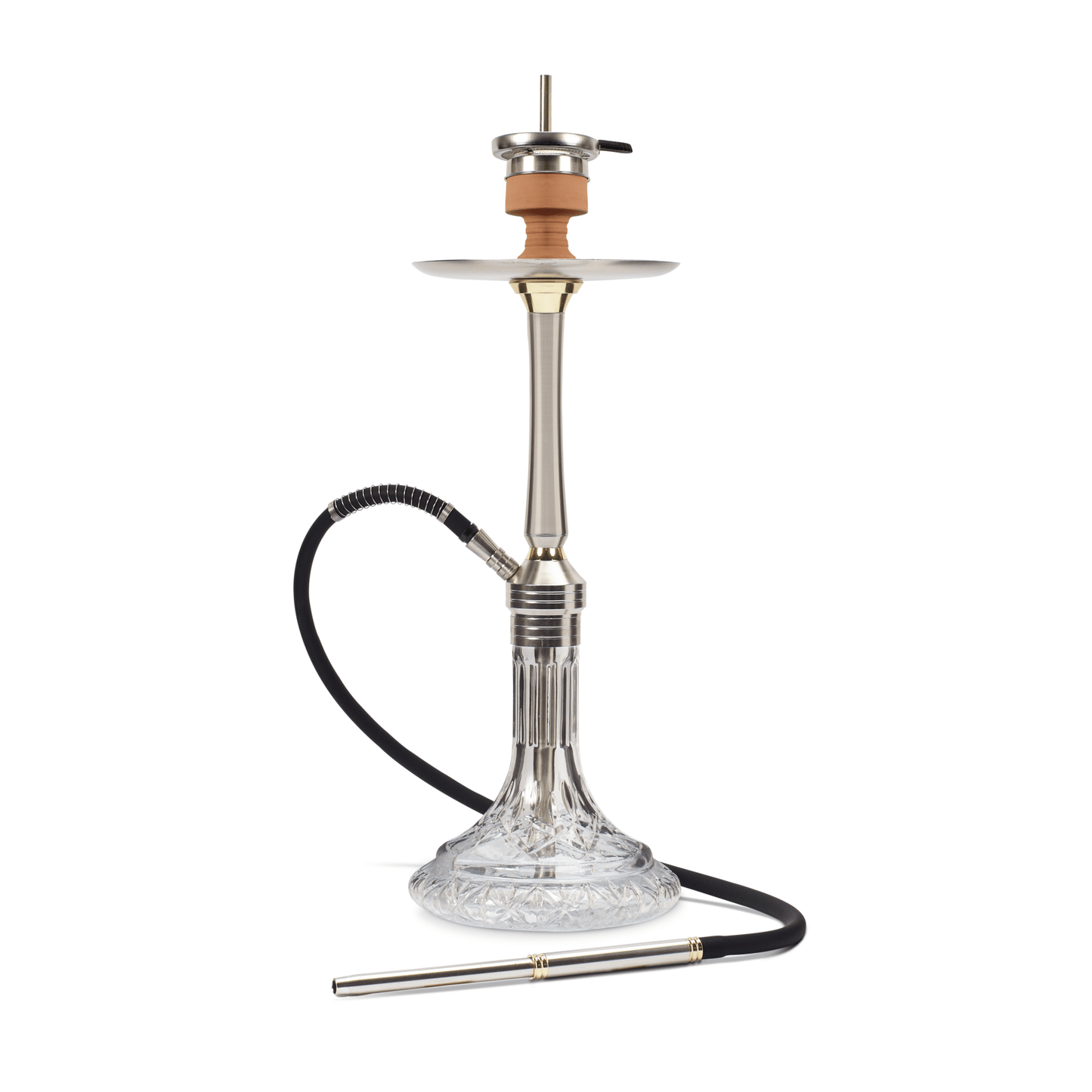 Armada Surge Hookah 26 inch Silver - Hookah Lounges