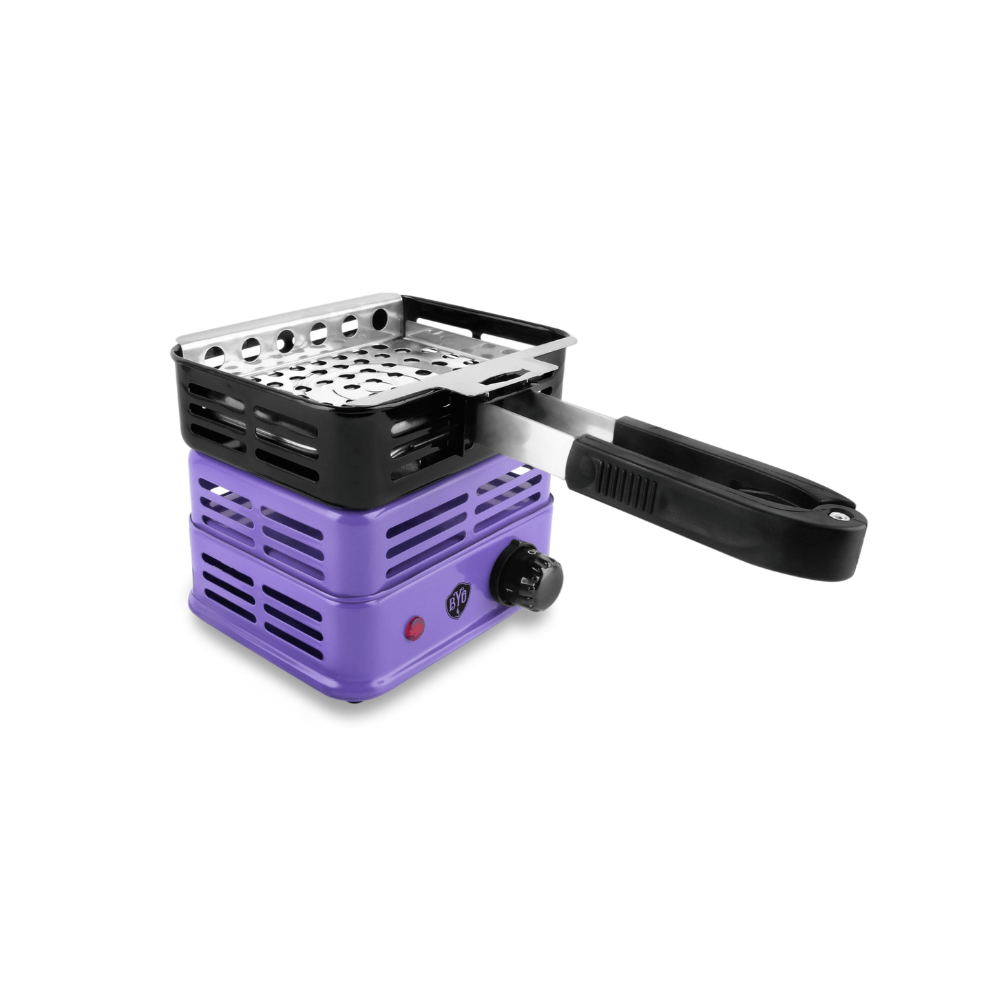 BYO Heavy Duty Hookah Charcoal Burner Purple - Hookah Lounges