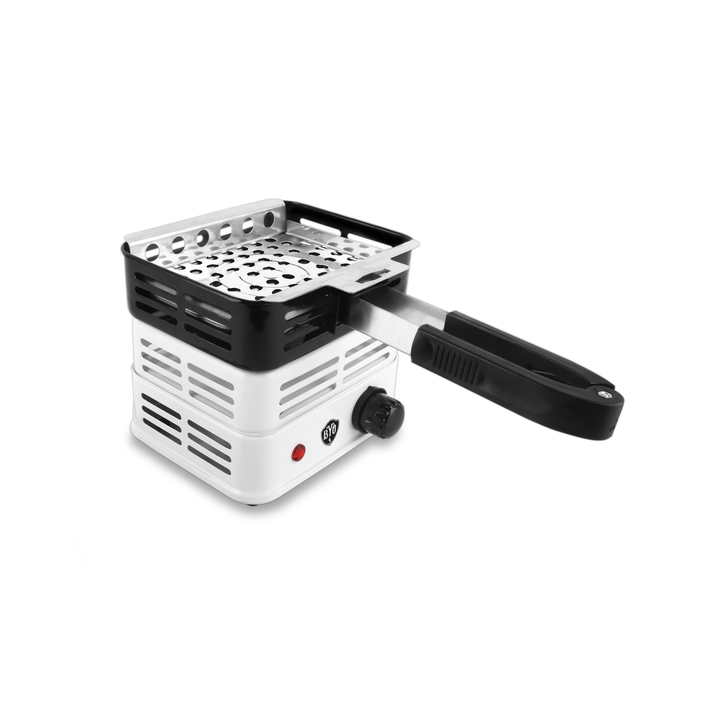 BYO Heavy Duty Hookah Charcoal Burner White - Hookah Lounges