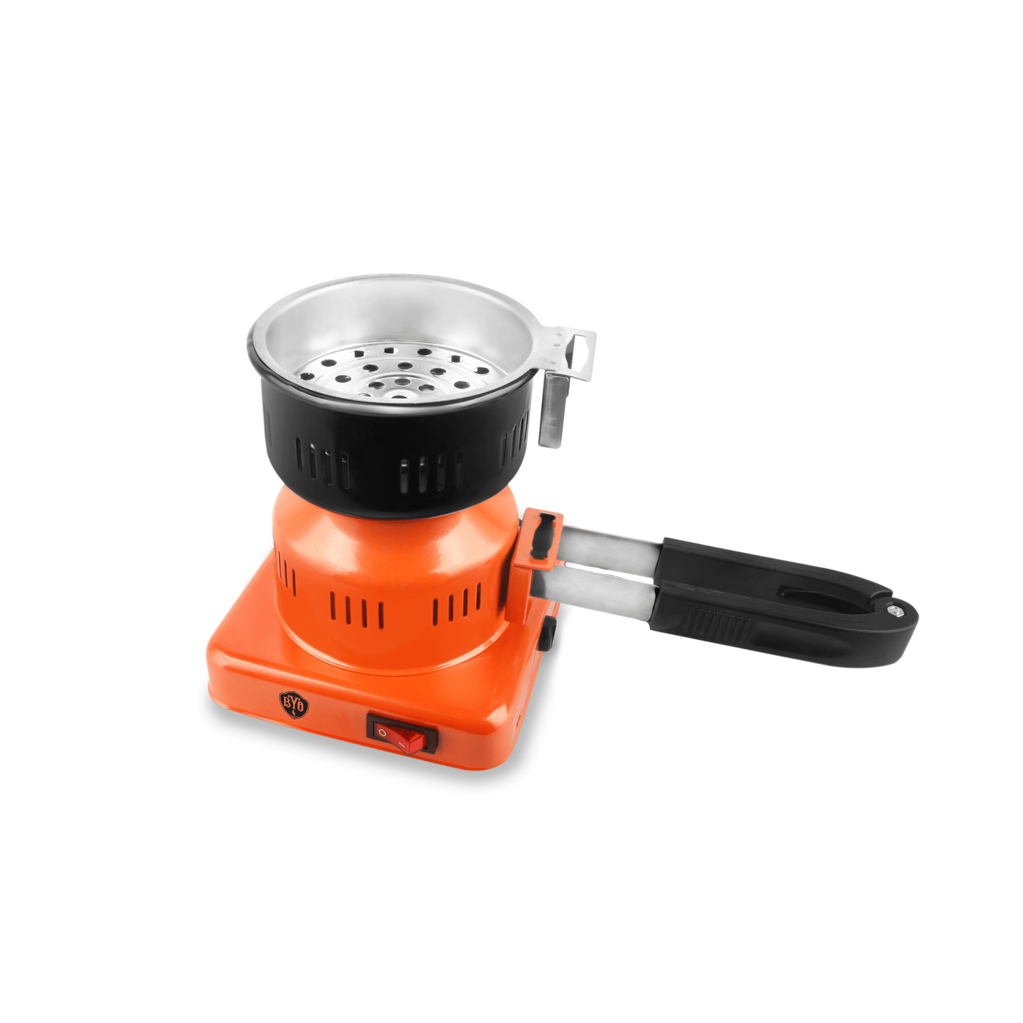 BYO Round Hookah Charcoal Burner Orange - Hookah Lounges