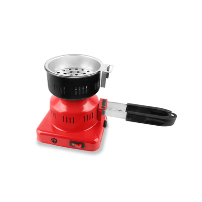 BYO Round Hookah Charcoal Burner Red - Hookah Lounges