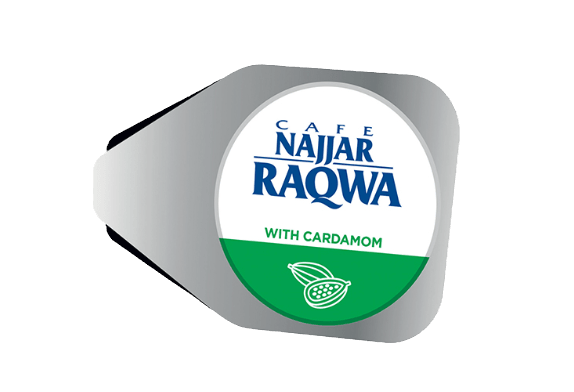 Cafe Najjar Raqwa Cardamom Coffee Capsules – Single Cup | Authentic Lebanese Coffee 5 Pack - Hookah Lounges