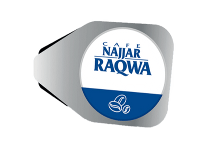 Cafe Najjar Raqwa Plain Coffee Capsules – Single Cup | Authentic Lebanese Coffee 5 Pack - Hookah Lounges