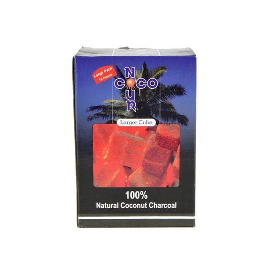 Coco Nour Hookah Charcoal Cubes 72 Pieces - Hookah Lounges