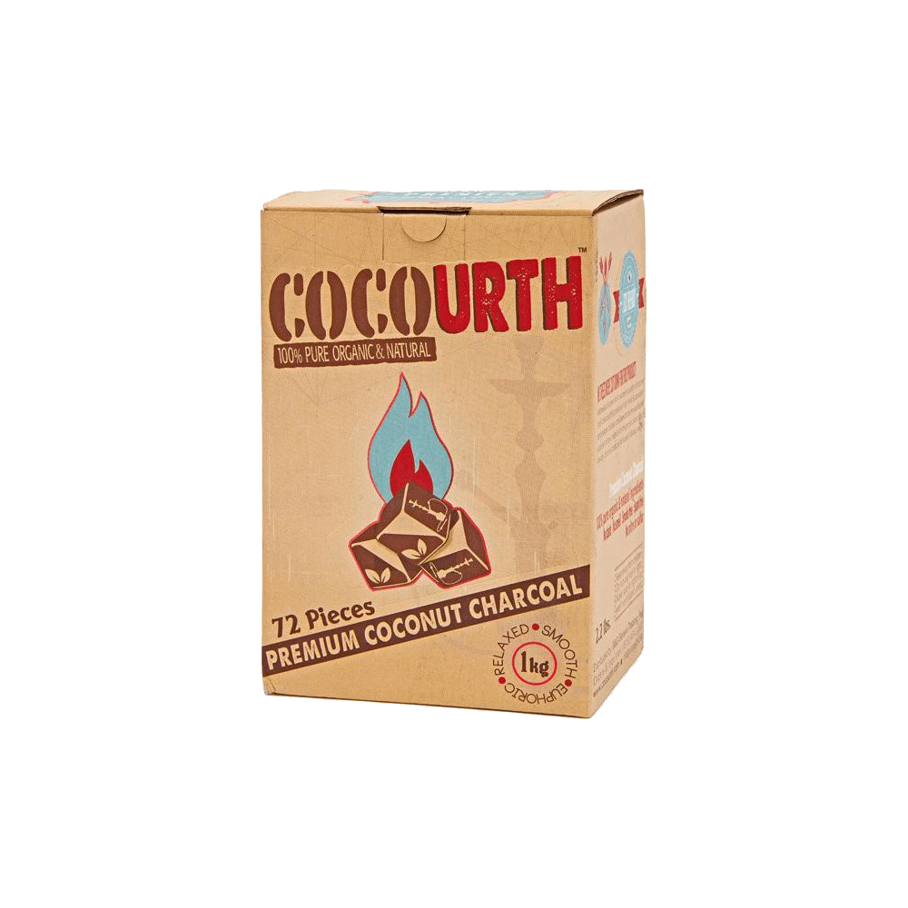 Cocourth Organic Hookah Charcoal Cubes 72pcs - Hookah Lounges