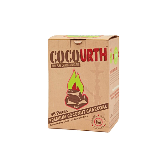 Cocourth Organic Hookah Charcoal Flats 96pcs - Hookah Lounges