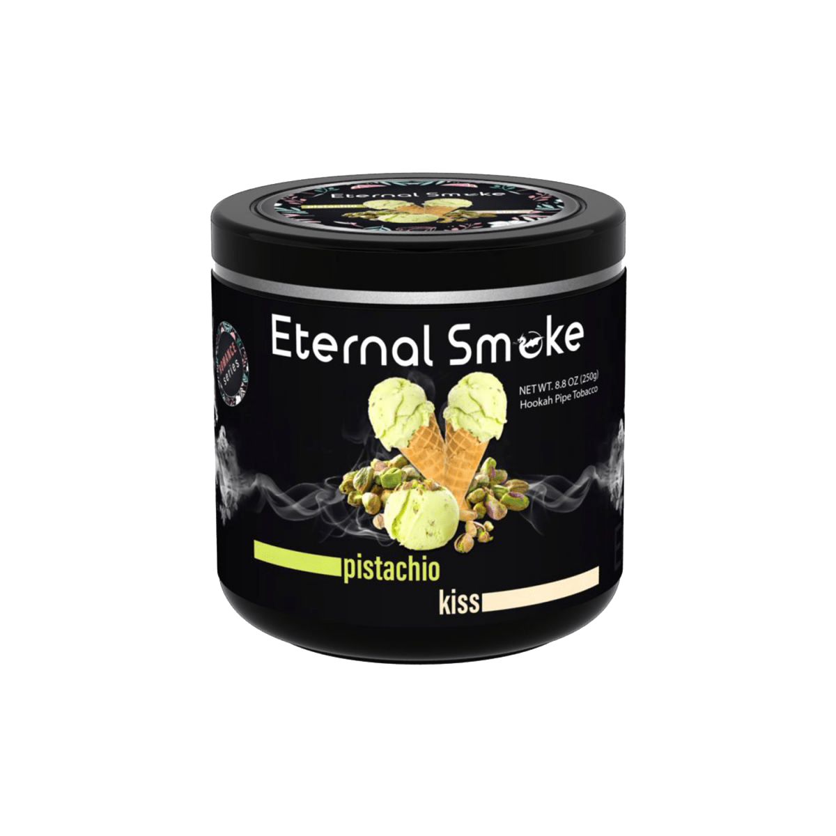 Eternal Smoke Shisha Tobacco 250g Pistachio Kiss - Hookah Lounges