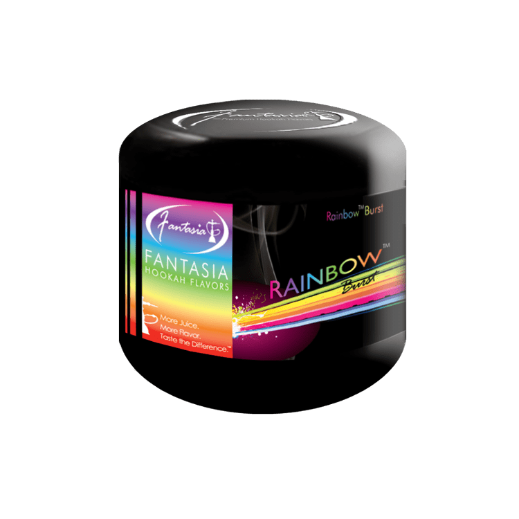 Fantasia Shisha Tobacco Rainbow Burst 200g Jar - Hookah Lounges